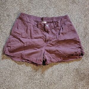 Maurices High-Waist Casual Shorts - Plum